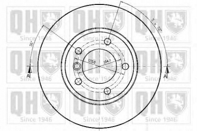 QUINTON HAZELL bdc3803 -  Тормозной диск